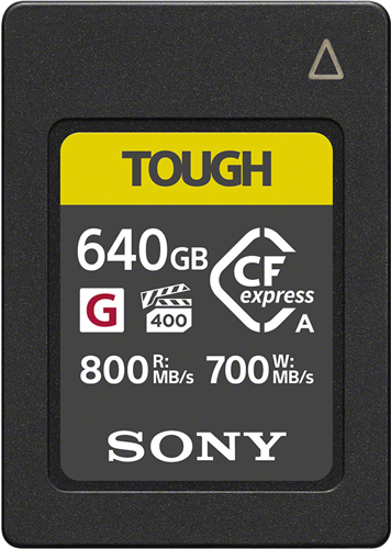 Sony CEAG640T Tough CFexpress Card 640GB – Memory - Flash Cards | ACP Online