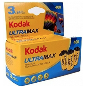 Kodak Ultramax 400 ISO 135-24 film 3 pack