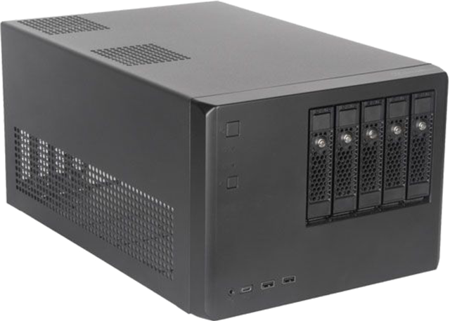 SilverStone CS351 mATX Black Storage Desktop with 5 Hotswap Bays – Cases - OEM PC | ACP Online