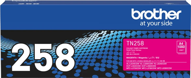 Brother TN258M Toner Magenta – Brother Printers & Accessories | ACP Online