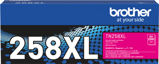 Brother TN258XLM High Yield Toner Magenta – Brother Printers & Accessories | ACP Online