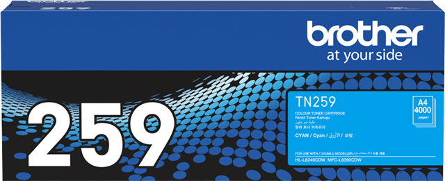 Brother TN259C Extra High Yield Toner Cyan – Brother Printers & Accessories | ACP Online