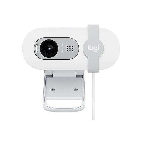 Logitech Brio 100 - White – Web Cameras | ACP Online