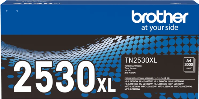 Brother TN2530XL Black High Yield Toner – Brother Printers & Accessories | ACP Online