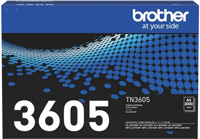 Brother TN3605 Black Toner – Brother Printers & Accessories | ACP Online