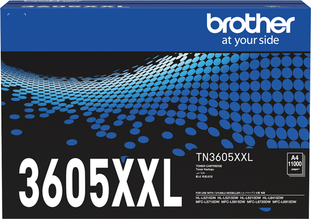 Brother TN3605XXL Black Extra High Yield Toner – Brother Printers & Accessories | ACP Online
