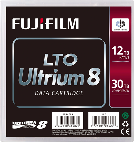 Fujifilm LTO Ultrium 8 12/30TB Tape Cartridge (Barium Ferrite) – Media | ACP Online