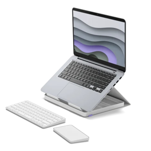 Logitech Casa Pop-Up Laptop Desk - White