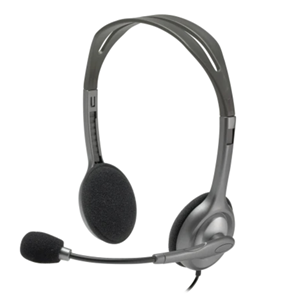 Logitech H110 Stereo Headset with Noise-Cancelling Microphone