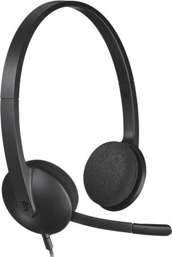 Logitech H340 USB Over Head Headset - Black – Headset / Microphone | ACP Online
