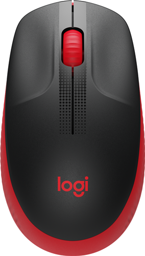 Logitech M190 Full Size Wireless Mouse - Red – Mice | ACP Online