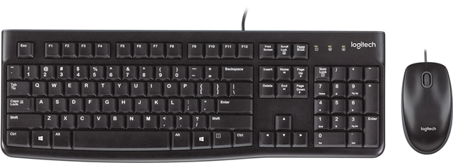 Logitech MK120 USB Wired Keyboard and Mouse – Keyboards | ACP Online