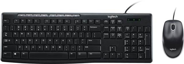 Logitech MK200 Wired USB Keyboard and Mouse – Keyboards | ACP Online