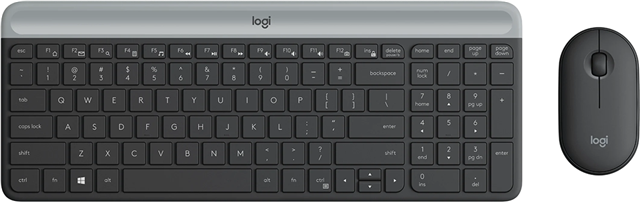 Logitech MK470 Slim Wireless Desktop Kit Black – Keyboards | ACP Online