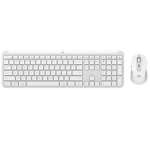 Logitech MK950 Performance Wireless Keyboard and Mouse - White