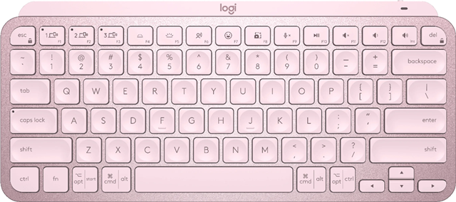 Logitech MX Keys Mini Wireless Illuminated Keyboard - Rose – Keyboards | ACP Online