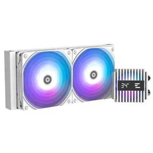 Zalman Alpha2 24 ARGB WhiteLiquid Cooler - Dual 120mm Fan