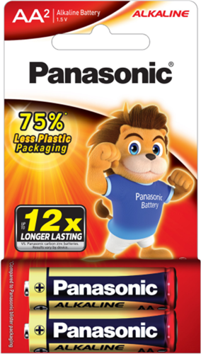 Panasonic AA Alkaline Battery 2 Pack – Batteries & Chargers | ACP Online