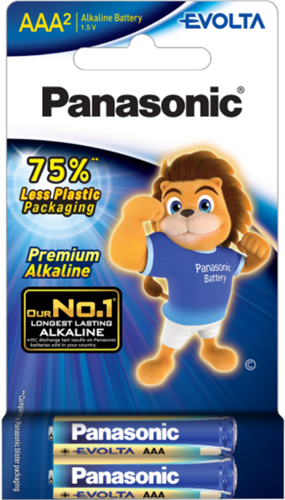 Panasonic Evolta AAA Alkaline Battery 2 Pack – Batteries & Chargers | ACP Online