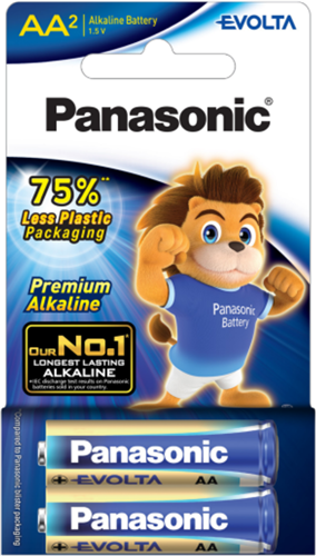 Panasonic Evolta AA Alkaline Battery 2 Pack – Batteries & Chargers | ACP Online