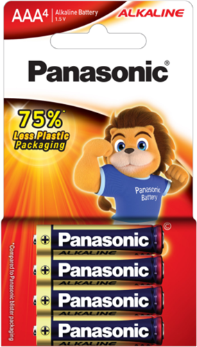 Panasonic AAA Alkaline Battery 4 Pack – Batteries & Chargers | ACP Online
