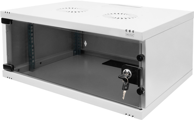 Digitus 4U 19" Wall Mount Server Cabinet 241(h)x540(w)x400(d) – Server Cabinets | ACP Online