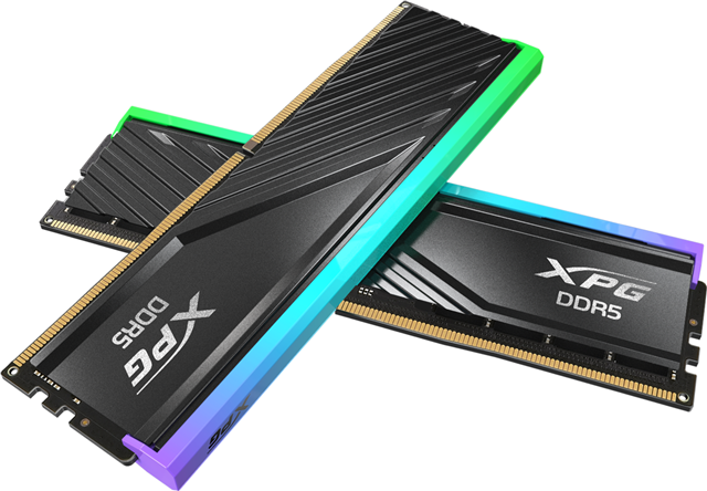 Adata XPG Lancer Blade 32GB (2*16GB) DDR5-6000 DIMM Black RGB Lifetime CL30 – Memory - Desktops | ACP Online