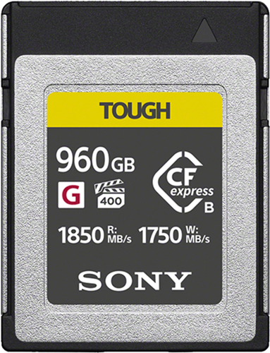Sony CEBG960T Tough CFexpress Type B 960GB Memory Card – Memory - Flash Cards | ACP Online