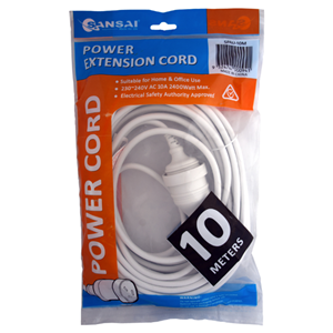 Sansai 240V Power Extension Cords 10m