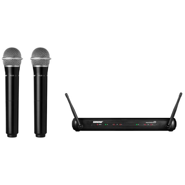 Shure SVX288PG28 Wireless Dual Handheld System from Dove Electronics