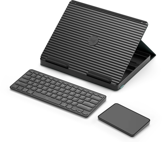 Logitech Casa Pop-Up Laptop Desk - BLACK – Keyboards | ACP Online