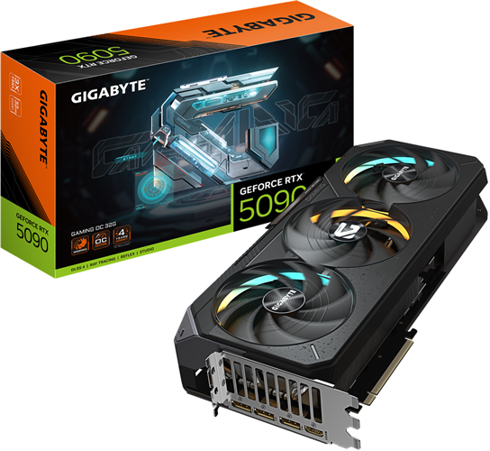 Gigabyte GV-N5090Gaming OC-32GD RTX5090 32GB GDDR6X PCIE Graphics Card – Graphics Cards | ACP Online