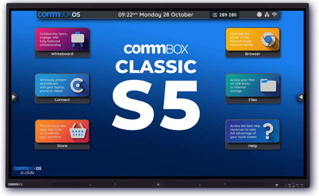 CommBox Interactive Classic S5 75" 4k Touchscreen – Touchscreens | ACP Online