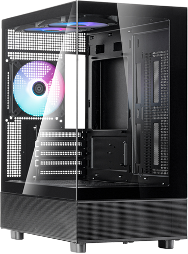 SilverStone LD04 MATX Black Mid Tower Case – Cases - OEM PC | ACP Online