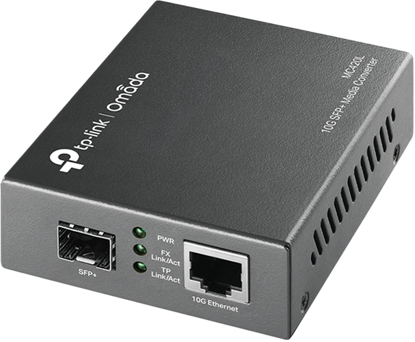 TP-Link MC420L Multi-Gigabit Media Converter RJ-45 SFP+ – Network Switches | ACP Online