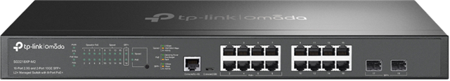 TP-Link SG3218XP-M2 Omada SDN 16 Port PoE+ 2.5GbE Managed Switch 10GbE – Network Switches | ACP Online