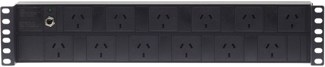 Unspecified 4Cabling 2RU 12 Way GPO Horizontal PDU Recessed Rack Mount (Drop Ship) – Server Cabinets | ACP Online