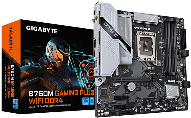Gigabyte B760M Gaming Plus WIFI DDR4 mATX LGA1700 Motherboard – Motherboards | ACP Online