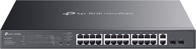 TP-Link ES228GMP Omada SDN 24 Port Gigabit Smart Switch PoE+ – Network Switches | ACP Online