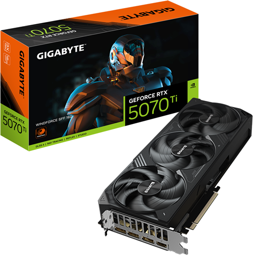 Gigabyte GV-N5070TiWF3-16GD RTX5070Ti 16GB PCIE Graphics Card – Graphics Cards | ACP Online