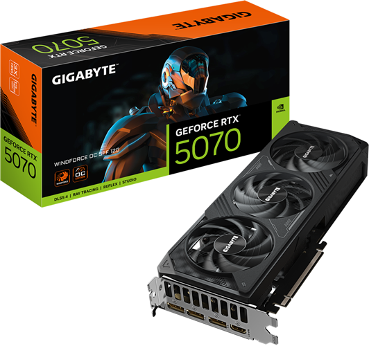 Gigabyte GV-N5070WF3 OC-12GD RTX5070 12GB PCIE Graphics Card – Graphics Cards | ACP Online