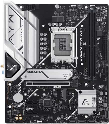 Asus Prime B760M-AYW WIFI DDR5 mATX LGA1700 Motherboard – Motherboards | ACP Online