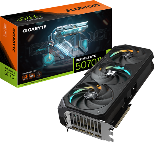 Gigabyte GV-N5070Ti Gaming OC-16GD RTX5070Ti 16GB PCIE Graphics Card – Graphics Cards | ACP Online