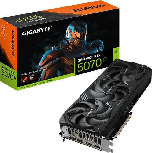 Gigabyte GV-N5070TiWF3 OC-16GD RTX5070Ti 16GB PCIE Graphics Card – Graphics Cards | ACP Online