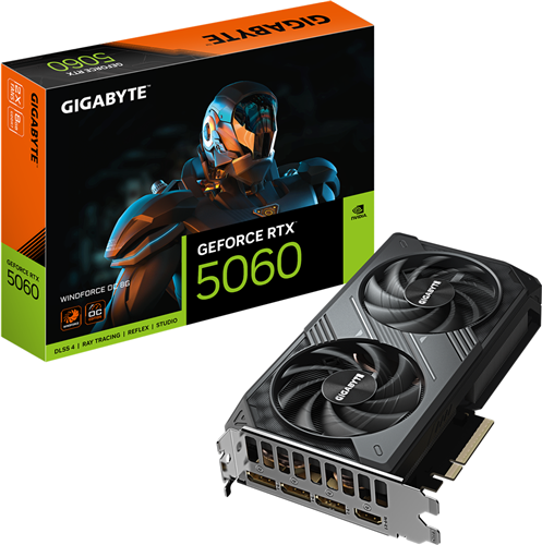Gigabyte GV-N5060WF2OC-8GD RTX5060 8GB PCIE Graphics Card – Graphics Cards | ACP Online