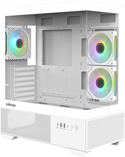 Zalman Chronix White ATX Mid Tower Case – Cases - OEM PC | ACP Online