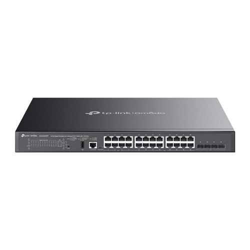 TP-Link SG5428XMPP 24 Port Gigabit Omada PoE++ 4xSFP+ Switch – Network Switches | ACP Online