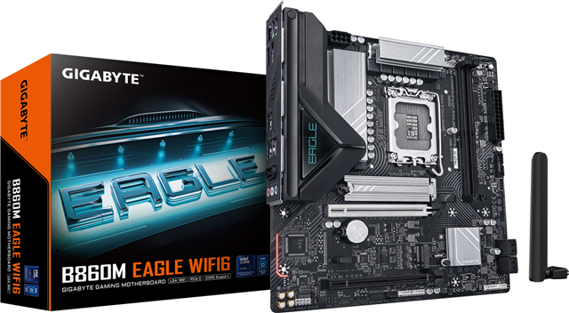 Gigabyte B860M EAGLE WIFI6E ATX LGA1851 Motherboard – Motherboards | ACP Online