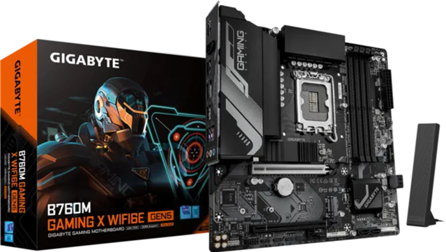 Gigabyte B760M G X WF6E Gen5 DDR5 mATX LGA1700 Motherboard – Motherboards | ACP Online