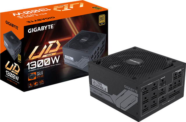 Gigabyte GP-UD1300GM 1300W ATX Gold Full Modular PSU 10yr wty – Power Supplies | ACP Online